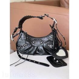 Lederen luxe designer damestas Designer Bags le cagole retro pouch hobo moon motorfiets sacoche crossbody schoudertas baguette portemonnee chic XB014 F23