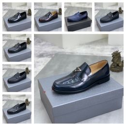 Chaussures formelles en cuir pour hommes, marque de luxe, mocassins de styliste, respirants, chaussures de mariage noires italiennes, grande taille 38-45, 2023