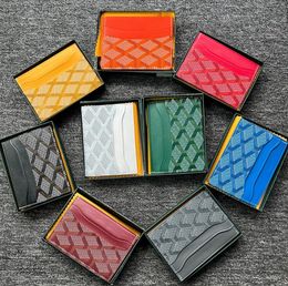 Mini billeteras de cuero Color Soporte de tarjetas genuinas Monedas Mense y diseñador Bolsa de cuero de vaca pequeña