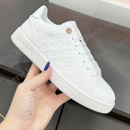 Lederen/niet-lederen mode casual schoenen sneakers met bloemlogo voor paar heren dames EU35-41