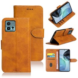 Étui de téléphone en cuir pour Motorola Moto G Stylus Power Play G84 G54 G14 G30 G20 G10 Lenovo K13 Pro Note G50 G60 G40 Fusion Flip Cover Wallet Phone Cases avec porte-carte