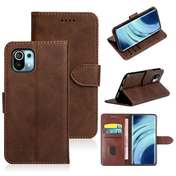 Étui de téléphone en cuir pour Xiaomi 10S 11 Ultra 11 Lite 11T 12 12X 12S 12T 13 Pro Ultra Lite Civi 2 Redmi K50 UltraFlip Cover Wallet Phone Cases With Card Holder