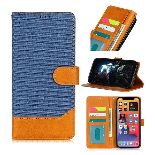 Étuis de téléphone en toile et cuir, portefeuille Folio Filp avec poche pour cartes, pour iPhone 14 13 Pro Max 12 Mini 11 XR X XS 8 7 Plus 6 6S