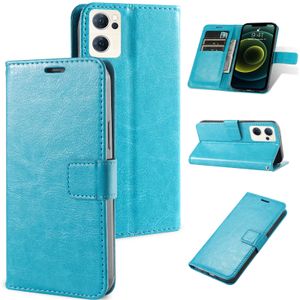 Étuis de téléphone en cuir pour OPPO Reno 7 K10 K9 A57 A76 A96 A36 A16K A16E Pro 5G portefeuille Crazy horse Case Stand