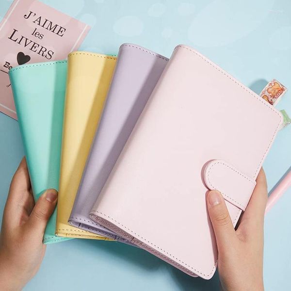 Planificateur en cuir Notebook Agenda Budget Workbook Envelope Binder Pockets Pour économiser de l'argent Bill Organizer