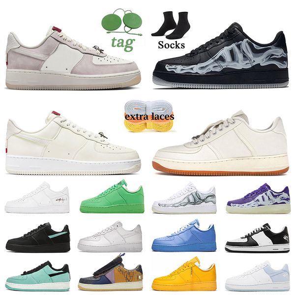 Designer Low Top Chaussures Femmes Hommes Skeleton Black White Panda Cactus Jack Utopia Nocta Terror Squad On Cloud air force 1 Trainers Sneakers