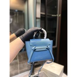 Bolso de cuero Cel Mini bollo de bagre Bolsos de hombro para niñas Bolso de diseñador ce bolso de hombro Capacidad Bolso para mujer Bolso bandolera occidental Bolso para mujer Wome Z ND4Y