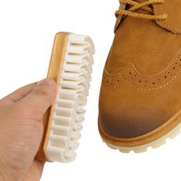 Lederen schoenborstel voor su￨de laarzenzakken Scrubber reinigingsmiddel wit rubber cr￪pe schoenen borstel huishouden nodig 20220913 e3