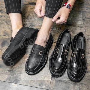 Leren schoenen lage loafers voor heren luie instappers voor heren ronde neus schoenen casual zakelijke formele platformschoenen voor heren
