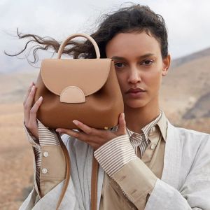 Leren schoudertas voor dames Luxe merk Niche Design Mode Vrouw Dame Handtassen voor dagelijkse tassen