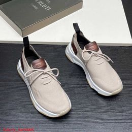 Tênis de couro berluti sapatos casuais berluti sombra cinza calçados esportivos masculinos este par de meias tem um forro interno confortável hb6h