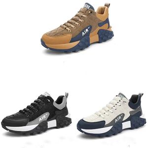 Sneaker en cuir hommes Voyage décontracté Lady Soled Running Trainers Mens Choe Platform Plateforme Gym Sneakers Taille 39-45-46 AVEC BOAR