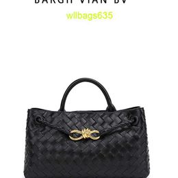 Lederen draagtas Bottegveneta eniamo tassen Bargh Vian Authentieke nieuwe eniamo geweven koe lederen tas dames tas enkele schouder crossbody tas handb hebben logo hbnfvp