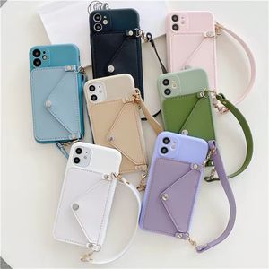 Bolsa de cuero Bag Luxury más recién tpu Accesorios móviles Case de teléfono trasero para el iPhone 11 12 13 14 15 PRO MAX 7 8 PULS X XS XR