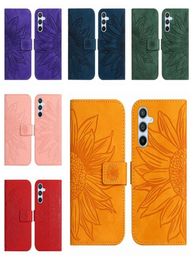 Lederen portemonnee hoesjes voor Samsung A04E A54 5G A34 5G OPPO Realme 10 4G Plus Huawei Honor 80 Pro SE Bloem Bloemen Dame Credit ID-kaartsleuf Houder Flip Cover Pouch6917745