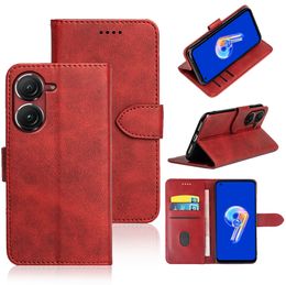 Étui portefeuille en cuir pour téléphone ASUS ROG 5 ZenFone 8 9 ZS590KS étui à rabat portefeuille étuis de téléphone portable avec porte-carte