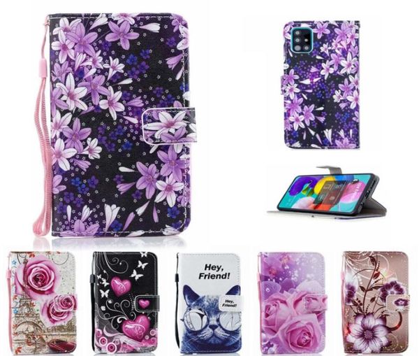 Funda de cuero tipo billetera para teléfono Samsung Galaxy S10 S20 Plus S10E FE A 10 10S 30 30S 50 50S 70 70S A 32 52 12 Flip Stand Back Cover1890115