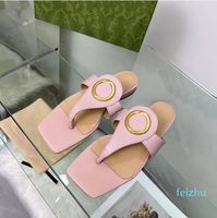 Sandales plates de la mode pour femmes en cuir confortable Sand Edge Resort plage bascule avec une pantoufle de boucle taille 35-40