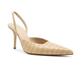 Zapatos de piel de oveja para mujeres de cuero French New 2024 Vestido de 9.5 cm Tisos de tacones de tacones