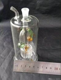 Narguilés feuilles tuyaux accessoires bongs en verre, accessoires bongs en verre en gros, narguilé en verre, fumée de pipe à eau