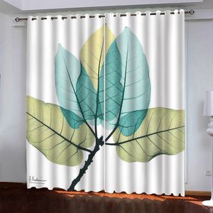 Hojas de impresión Niños Dormitorio Cortina Foto Cortinas 3D Decoración para el hogar 2021 Drapes