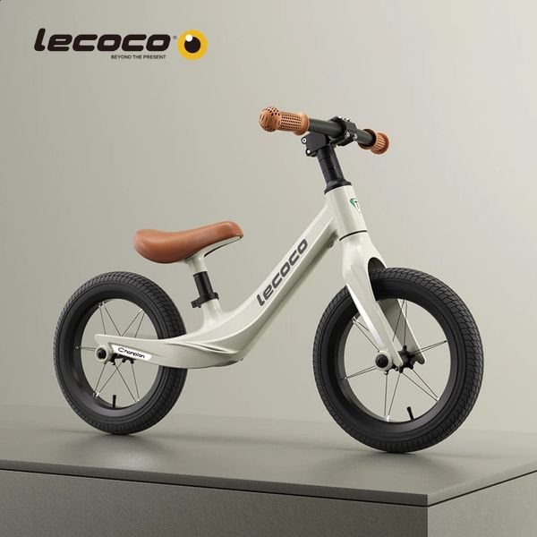 Lecoco Balance Bike Vélo léger pour tout-petits pour enfants de 2 à 5 ans sans pédale, siège réglable, vélo d'entraînement, couleurs ultra cool 240304