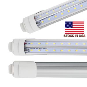 Tubo LED de 8 pies R17D 45W 5000Lm T8 Fa8 luces LED de doble fila 2,4 metros 72W Luz diurna 4000-5000K Blanco frío 6000-7000K