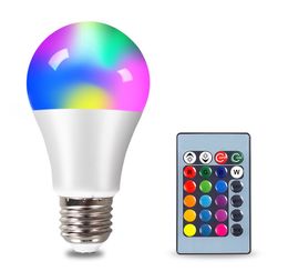 LED Ampul Ruban Intelligente afstandsbediening Led Smart Bulb E27, RGB Ampul 7W