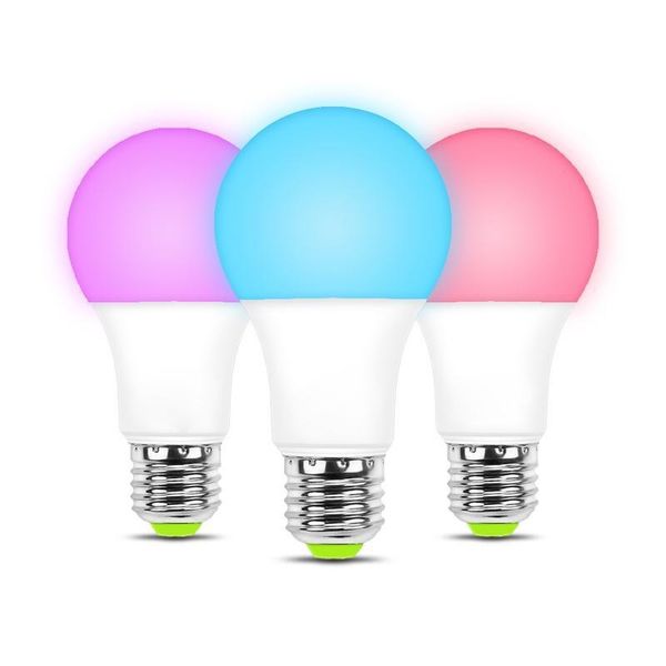 Ampoule LED Ruban Intelligente Wifi Led Smart Bulb E27, RGB Ampoule 7W