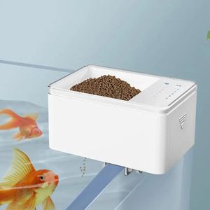 LED Aquarium Digitale vissentank 500 ml Intelligente digitale automatische visvoeder met timer Pet Feeding Fish Food Dispenser Food 240516
