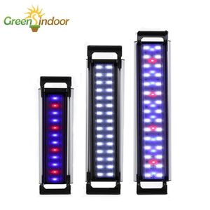 LED Aquarium Light For 20-65CM Fish Tank Aquatic Plant Lamp LED Lighting Water Plant Grow Light Luminaria With Timer and Dimming Y200917
