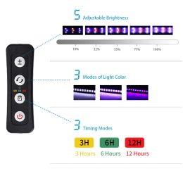 Aquarium LED Lumière pour plante aquatique alliage d'aluminium de tête flexible 6W 10W 14W 100 ~ 240V