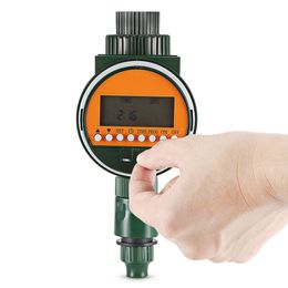 Controlador de riego con temporizador de riego inteligente automático LED con sensor de lluvia El temporizador de riego de flores inteligente es una forma eficiente de controlar