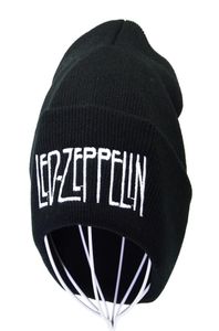 Led Band Zeppelin Rock Hat Gorro de punto Folk Rock Beanie Punk Letra bordado Gorro cálido de invierno Gorros de Hip Hop para hombres y mujeres6617738