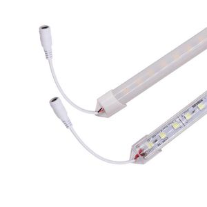 Led bar licht 12v DC 50 cm 5050 stijve strip aluminium led-verlichting buis harde lamp warm wit rood groen blauw roze