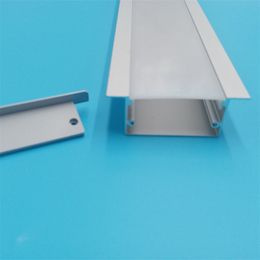LED Bar Light Housing 1,5 M / PCs Aluminium Strip Profiel Behuizing Zwart Inbouw Alu Trimless Aluminium Kanaal