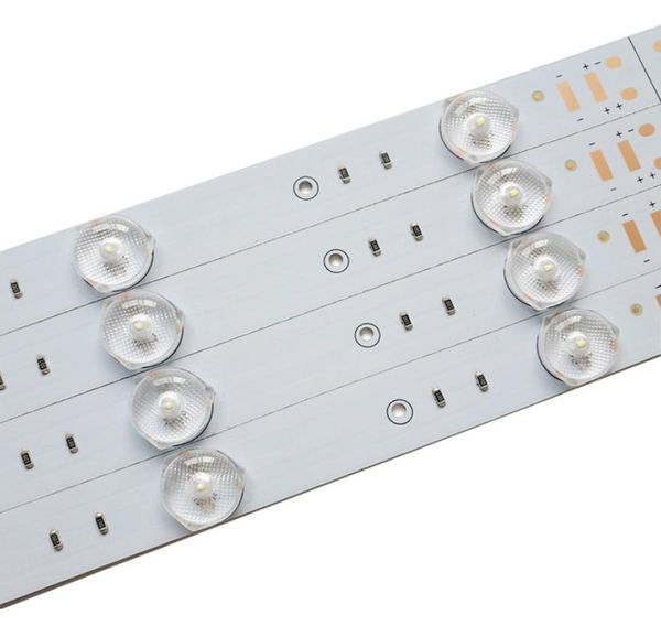 Barre lumineuse LED à bande rigide, réflexion Diffuse, 3030, treillis lumineux, utilisation pour l'extérieur, grande boîte à lumière publicitaire, 3652483
