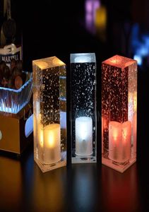 LED Bar Table Lampe Charge Crystal Table Lampe Night Light Colorant Romantic Coffee Shop KTV Restaurant Bar Lamp8692945