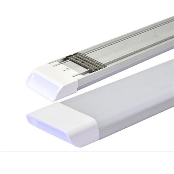 Lámpara de listón LED 4 tiras 3 pies 2 pies 1 pie 54 W AC85-265 V Luces de tubos triples integradas 100 LM / W 90 cm 60 cm 30 cm 110 V 220 V Iluminación blanca fría brillante Venta directa de fábrica