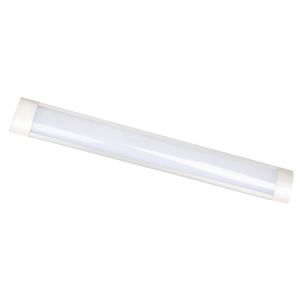 Lampe à Tube Intégrée à Réglette LED 18W 6000K Applique Murale avec Cache-Poussière Lustre Bande Super Lumineuse pour Usines Atelier Salle de Bain Hall