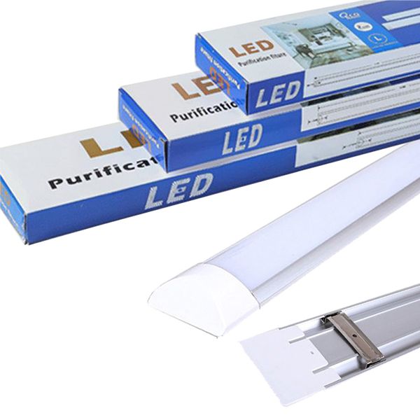 LED Batten Light Tube LED Plafonnier tube de purification lampe pour Bureau Salon Salle De Bains Cuisine Garage Entrepôt