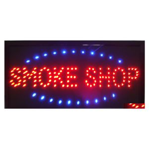 LED Boards Billboards Aangepaste Smoke Shop Borden Neon Lichten Plastic PVC Frame Display Semioutdoor Size 48cmx25cm Drop levering E DHKDP