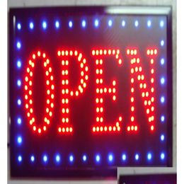 Ledborden Billboards Tra Bright Neon Sign Open geanimeerde borden Billboard Grootte 5533Cm8520440 Drop Delivery Elektronica Gadgets Dhhwh