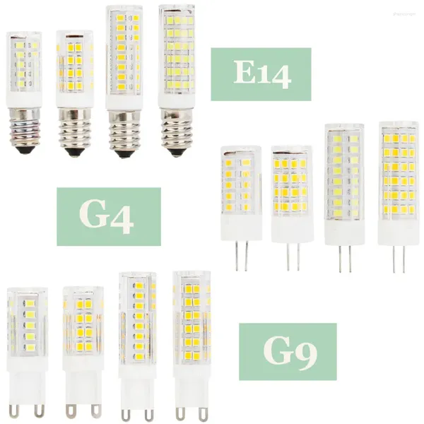 Ampoule LED en céramique 2835SMD 5W 6W 7W 9W, lampe épis de maïs, remplacement halogène 30w 40w 50w 60w, lustre 220V