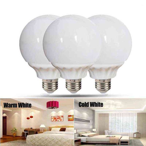 Bombilla LED E27 220V G80 Ahorro de energía Lámpara de luz global Ampolla Bombilla de luz LED Blanco frío Blanco cálido LED Lámpara redonda Foco H220428