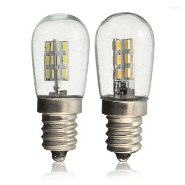 Ampoule Led pour réfrigérateur, économie d'énergie, ampoules 2W 220 110, congélateur intelligent E12 24LED