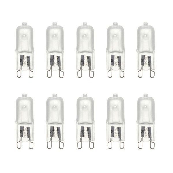 Ampoules LED 10Pcs G9 Halogen Light Bbs 230240V 25W 40W Givré Transparent Capse Case Lampes Éclairage Blanc Chaud Pour La Maison Cuisine Drop Dhotf