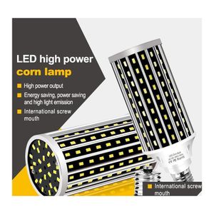 Bulbes LED AC100277V E27 50W 2835 FAN CHARGING CORN Light BB sans lampe pour la décoration intérieure Droplight Street Spotlight Dro DHRZ3