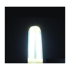 Ampoules LED G9 Base Filament Cob Light Bb Lampe 4 Watt Ac 220V Haute Tension Céramique Plastique Shell Undimmable Équivalent À 30W Halogène Dhoqg