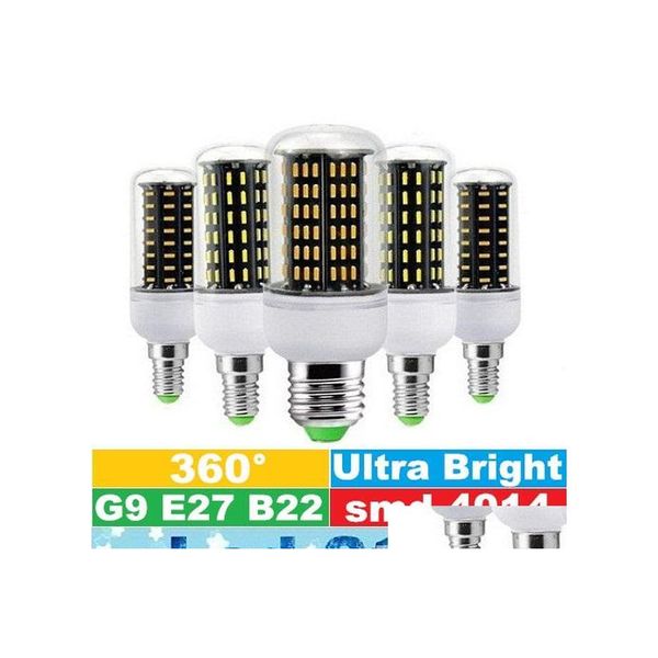 Bombillas Led G9 Bbs de alta potencia 12W 18W 25W 30W 35W E27 E14 Gu10 luces lámpara de maíz Ac 85265V Ce Drop Delivery iluminación Otoh6